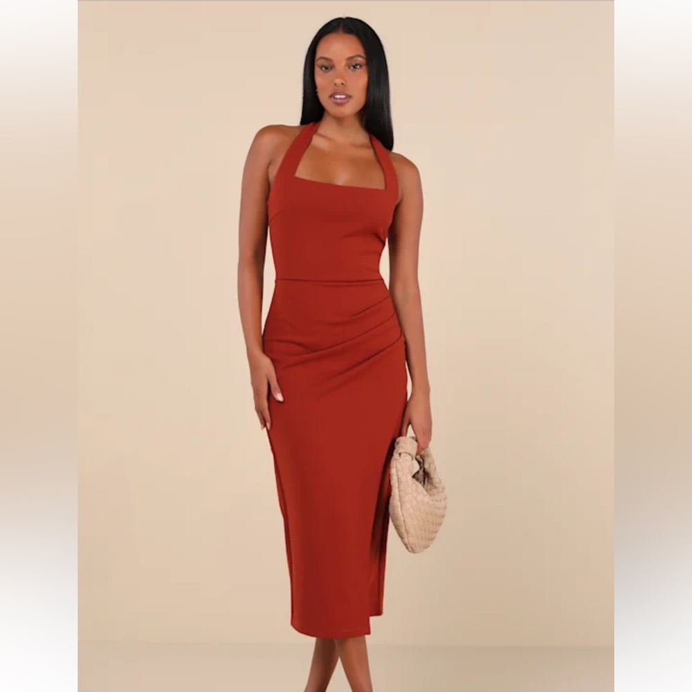 NWT - Terracotta cocktail dress